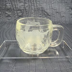 The Nestle Co Inc World Globe Glass Coffee Tea Cocoa Mugs Cups